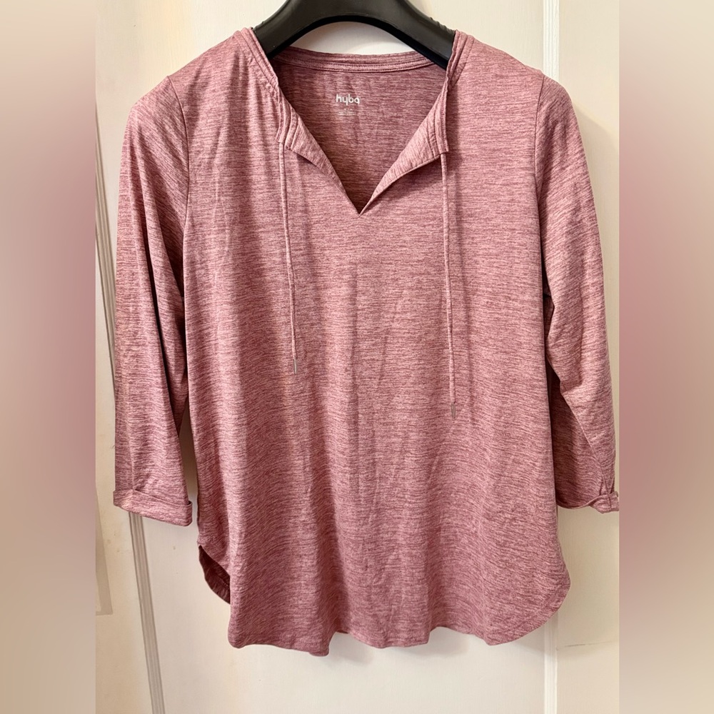 HYBA Pink Women's Top 3/4 Sleeve